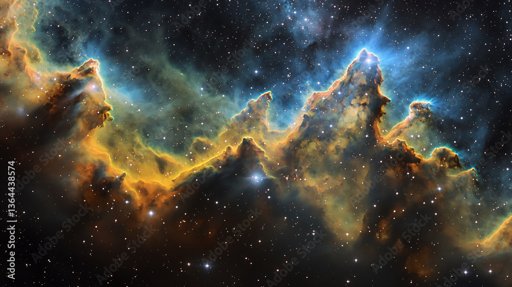 Obraz premium interstellar nebula
