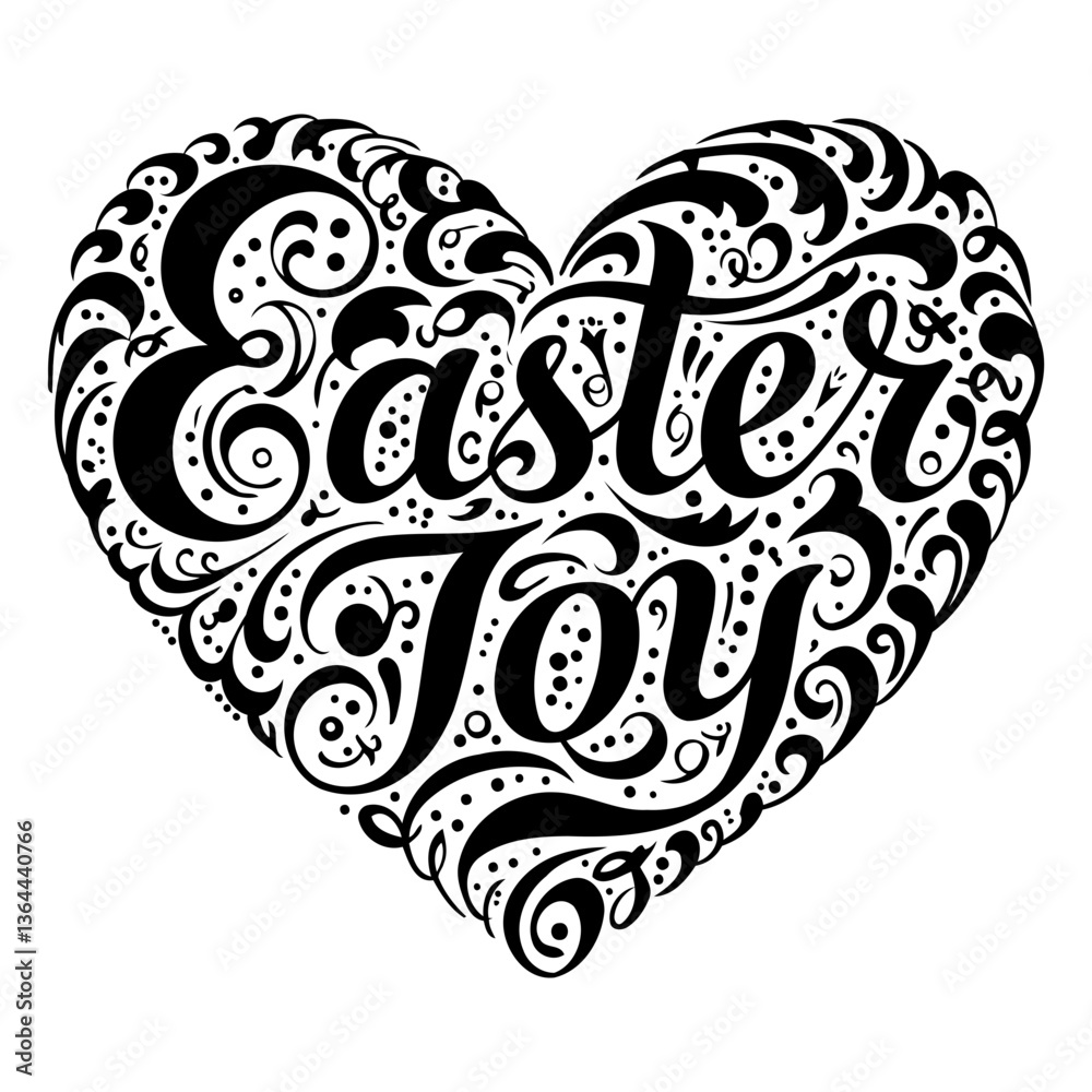 Fototapeta premium Easter Joy graphic, perfect for marketing