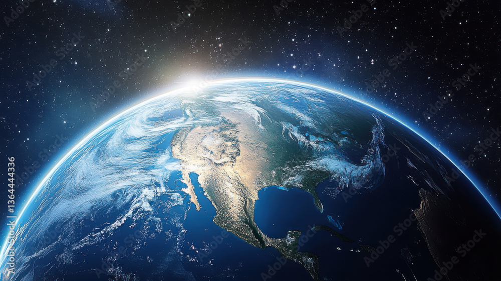 Obraz premium earth in space