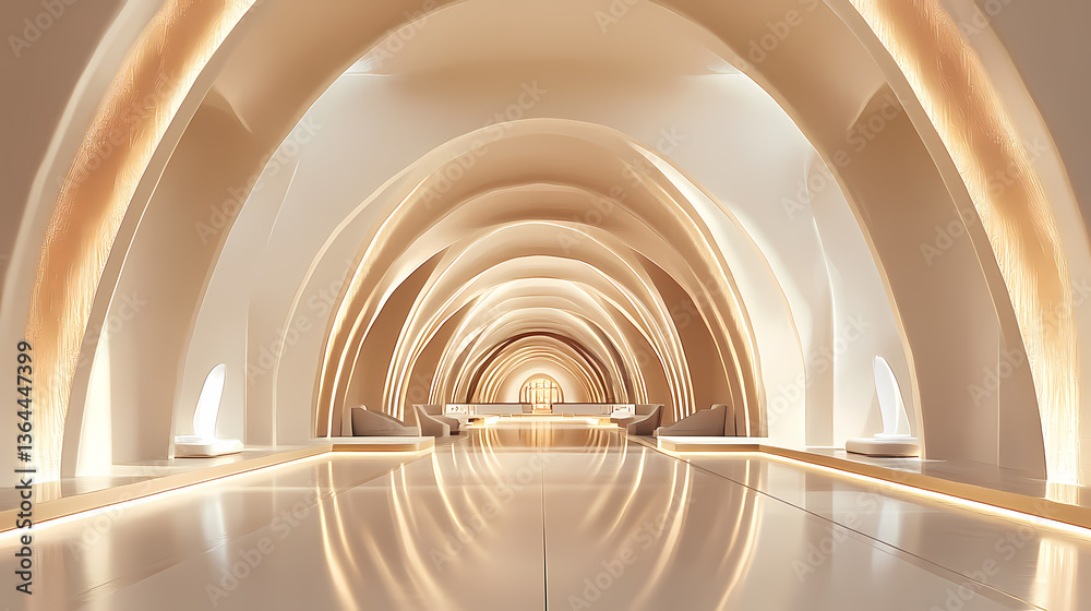 Obraz premium Modern Architectural Lobby Design