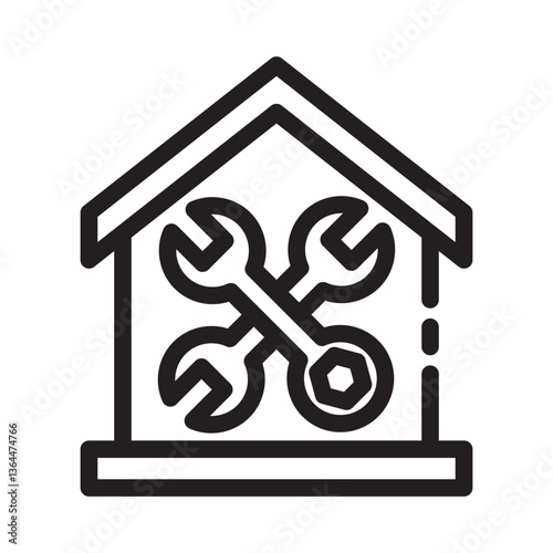 House Maintenance Lineart