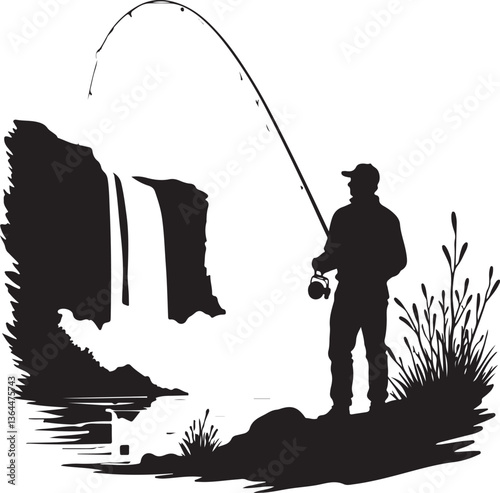 Fishing Silhouette
