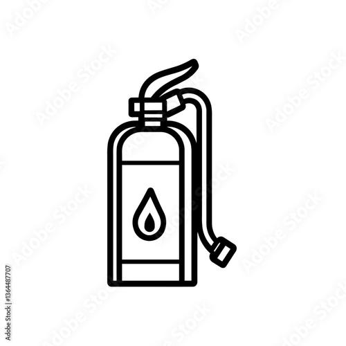 Fire Safety Equipment Extinguisher Icon