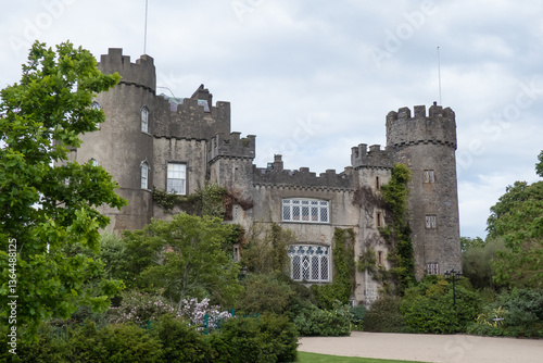 Obraz na płótnie Malahide Castle, near Dublin, Ireland. w salonie