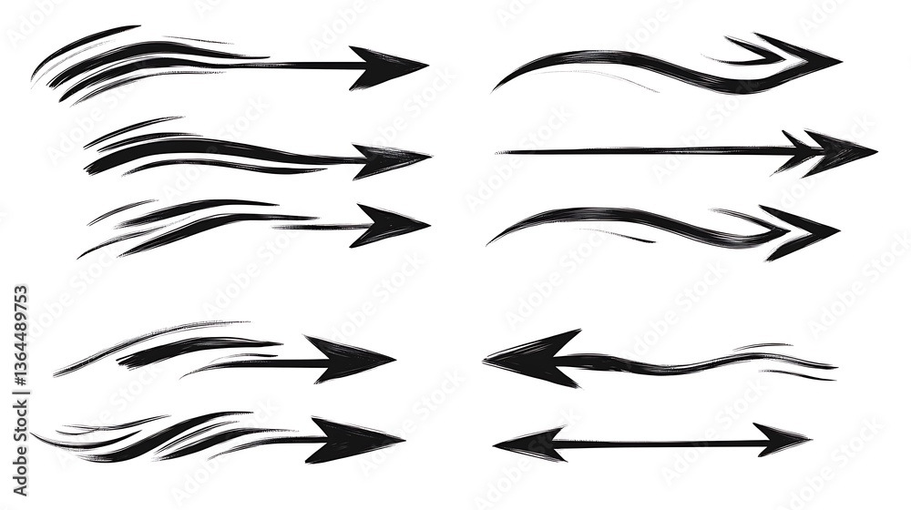 Abstract Arrow Design Set. Abstract Arrow Design Set.