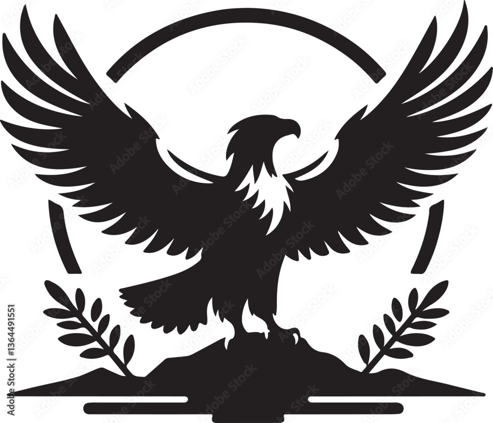 Obraz premium eagle vector illustration