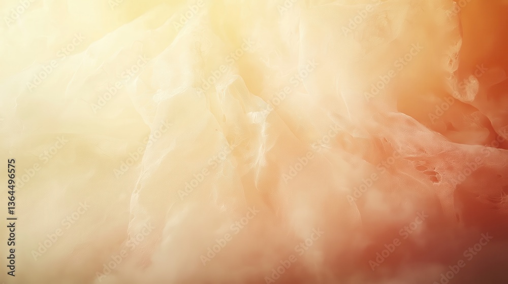 Fototapeta premium abstract dreamy background with a warm gradient of colors, evoking a sense of wonder and serenity. A visual representation of soft, fluid forms