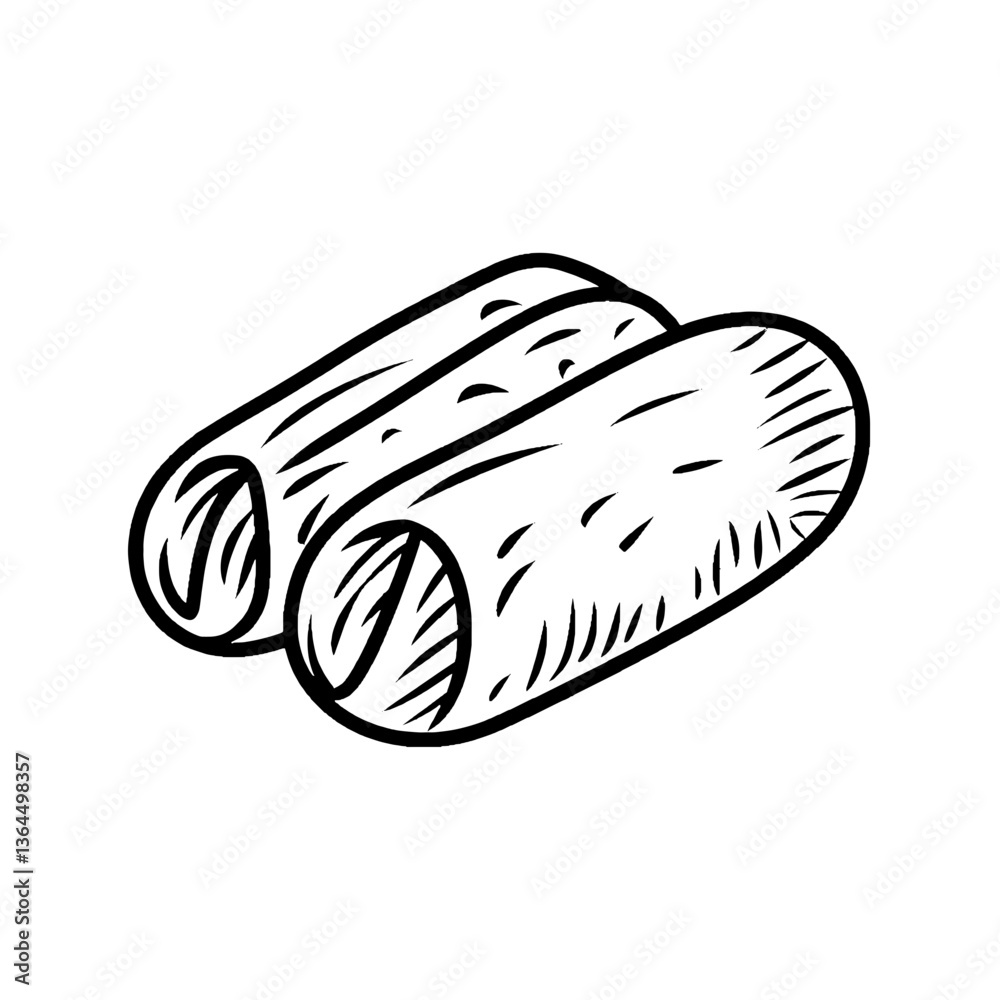 Tamales Minimalistic Outline SVG Vector, line art Tamales Minimalistic Outline SVG Vector, line art