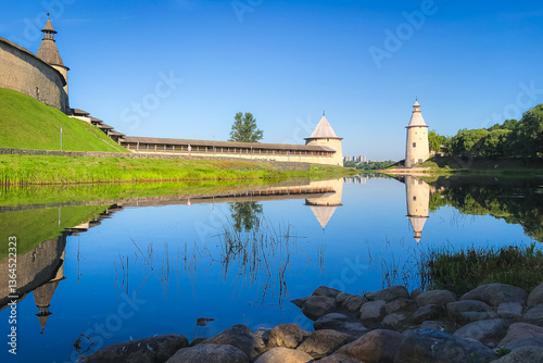In the old town of Pskov