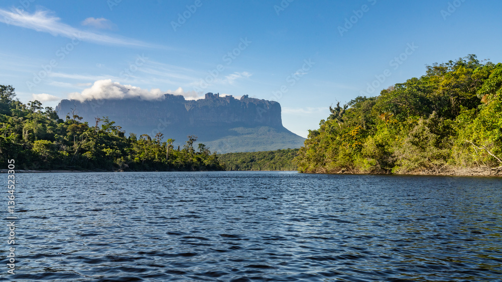 Scenic view of Canaima National Park Mountains and Canyons in Venezuela