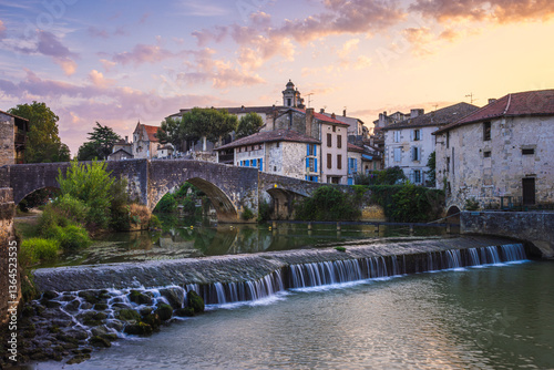In the centre of Nérac town