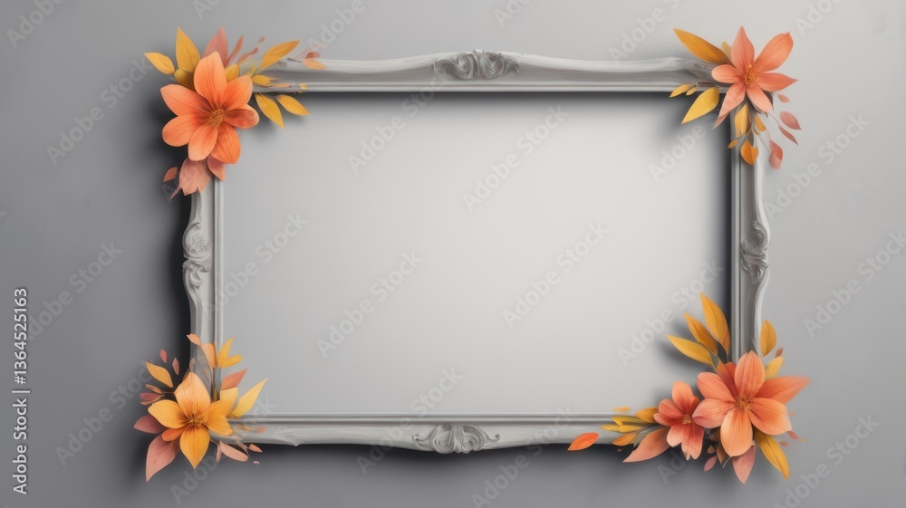 Obraz premium autumn frame with leaves
