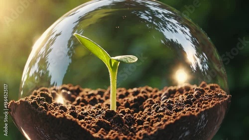The Seedling in Glass Dome