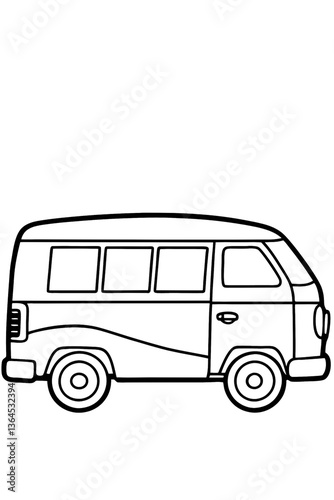 vector illustration of a bus