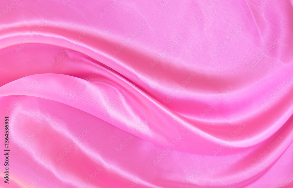 Obraz premium White pink satin texture that is gray silver fabric silk background with beautiful soft blur pattern natural.