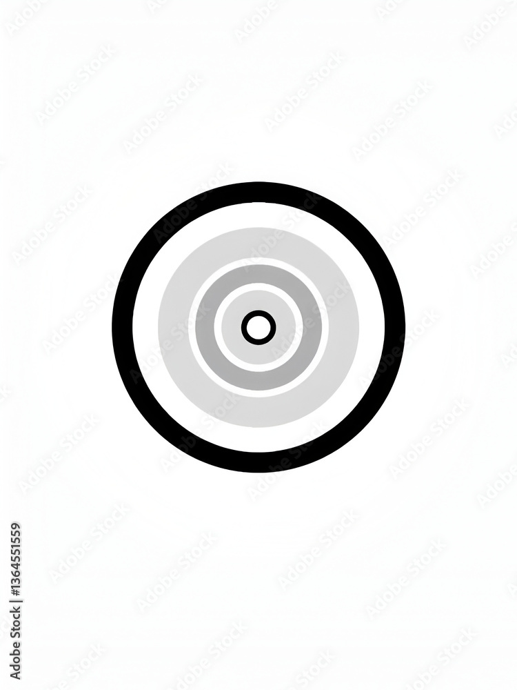 Set of radar icon. Sonar sound waves icon. Signal concentric circles. Sonar wave and echo sounding symbol isolated on transparent background