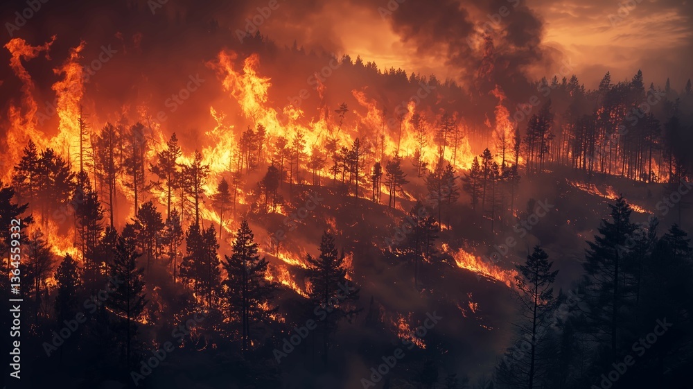 山火事 山火事