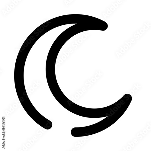 weather dashed line icon