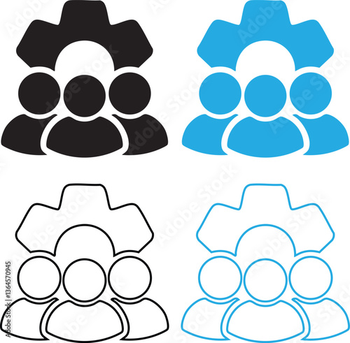 labour Icon Set 10 Eps