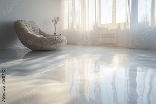 Epoxy resin flooring with a smooth finish ideal for busy spaces