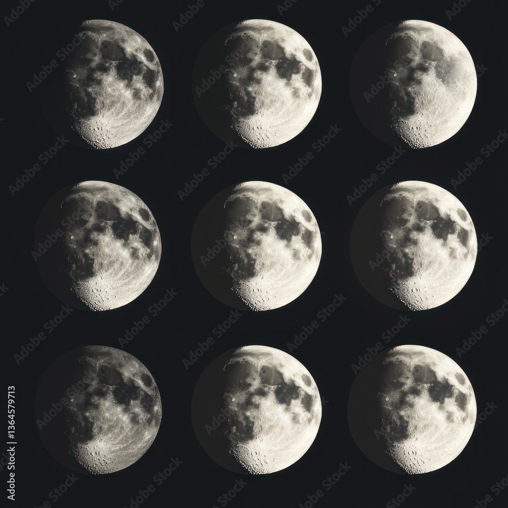 Naklejka premium full moon in the night