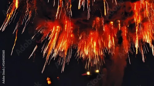 Realistic Cinematic Explosion Effect | Fiery Blast with Smoke, Sparks, and Debris | VFX Element
