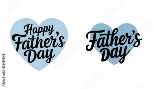Happy Fathers Day Celebrate T Shirt Design For Dad, Son, Family. Father's Day Vector design Isolated With Transparent Background. Father's Day Illustration Art For Family.