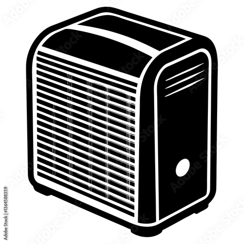 radio isolated on white background