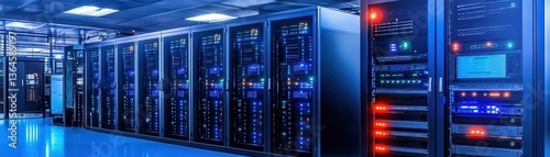 Data Center in Total Blackout: A Darkened Hub of Technology and Innovation at a Standstill