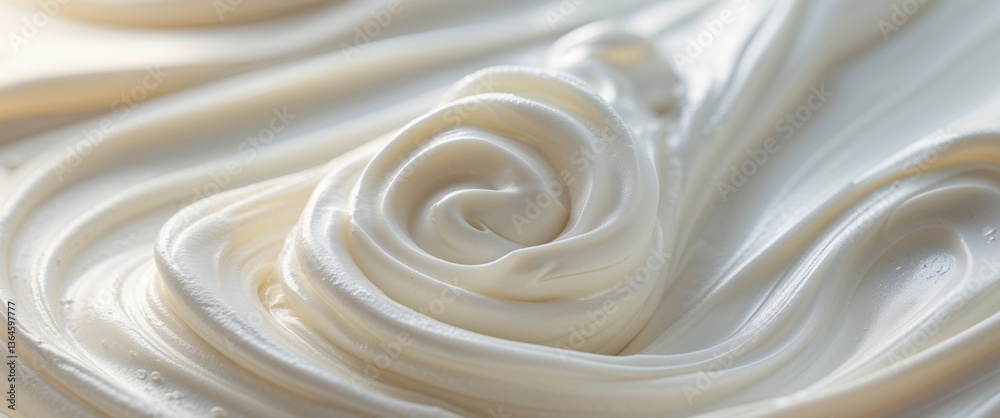 Obraz premium Creamy swirl texture background for cosmetic and spa designs.