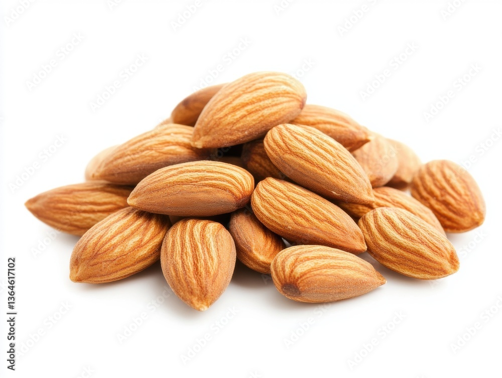 Nuts arranged in a pleasing pile with textured surfaces and shapes Nuts arranged in a pleasing pile with textured surfaces and shapes