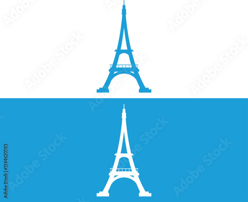 eiffel tower vector illustration