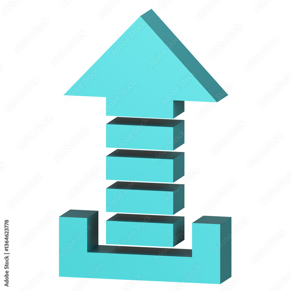 Upload 3D Illustration Upload 3D Illustration