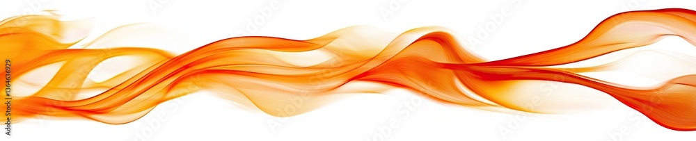 Naklejka premium Abstract Fiery Flow