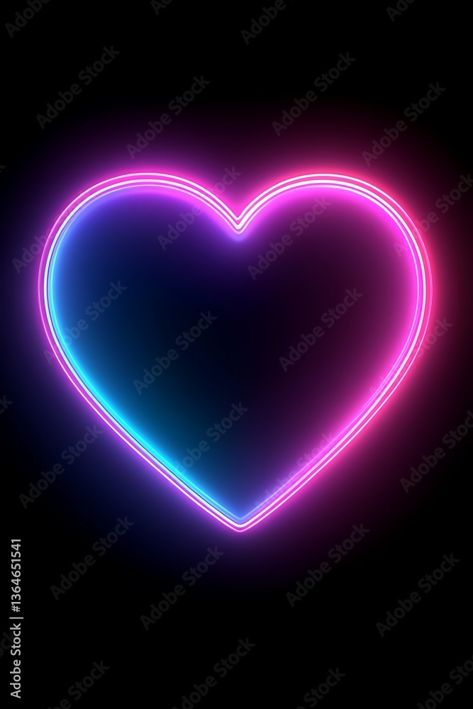 Neon heart graphic design (2) Neon heart graphic design (2)