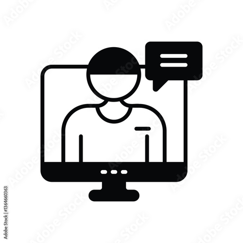 Online Help Vector icon
