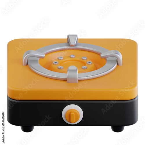 Photos Stove 3D Illustration