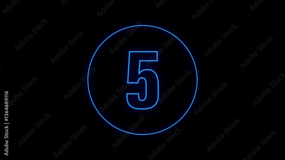 countdown blue light 10 seconds countdown neon bright l blue color animation on black background. countdown animation 4k. countdown blue light 10 seconds countdown neon bright l blue color animation on black background. countdown animation 4k.