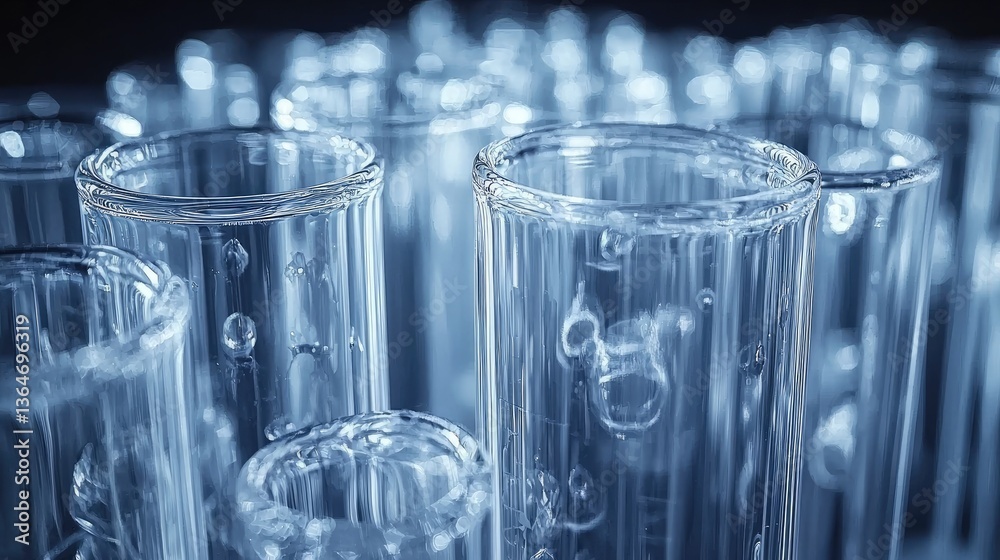 Closeup lab test tubes Closeup lab test tubes