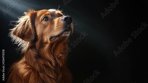 Wallpaper Mural Adorable Portrait of a Cute Dog with Expressive Eyes Torontodigital.ca