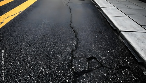 Cracked Asphalt Meets Concrete: An Urban Texture Study