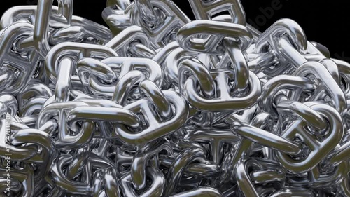 8 Shape Chain Animation Curtain Transition Effect Transparent Background Alpha Channel