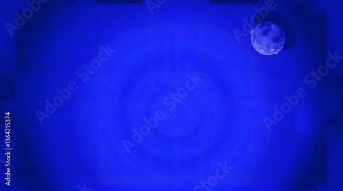 abstract blue background with circles