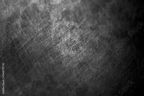 Obraz na płótnie Black metal abstract background or texture and gradients shadow. w salonie