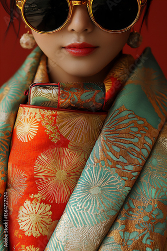  traditional yukata with designer accessories