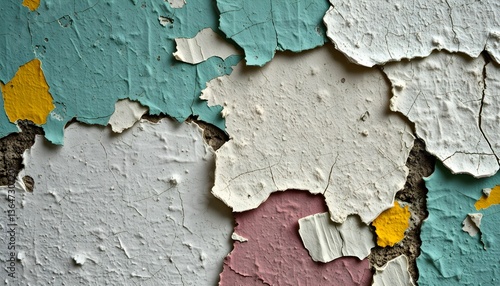 Layers of Time: Peeling Paint and Decaying Beauty