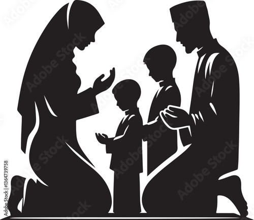 Islamic Art Silhouette Vector Bundle
