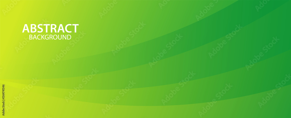 Abstract green banner background. Graphic design banner pattern background template with dynamic curve shapes Abstract green banner background. Graphic design banner pattern background template with dynamic curve shapes