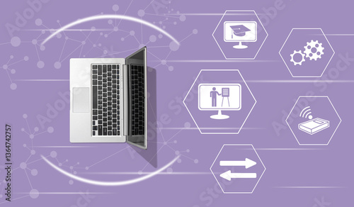 Concept of online school