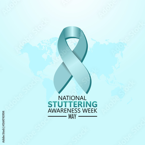 vector graphic of National Stuttering Awareness ideal for National Stuttering Awareness celebration